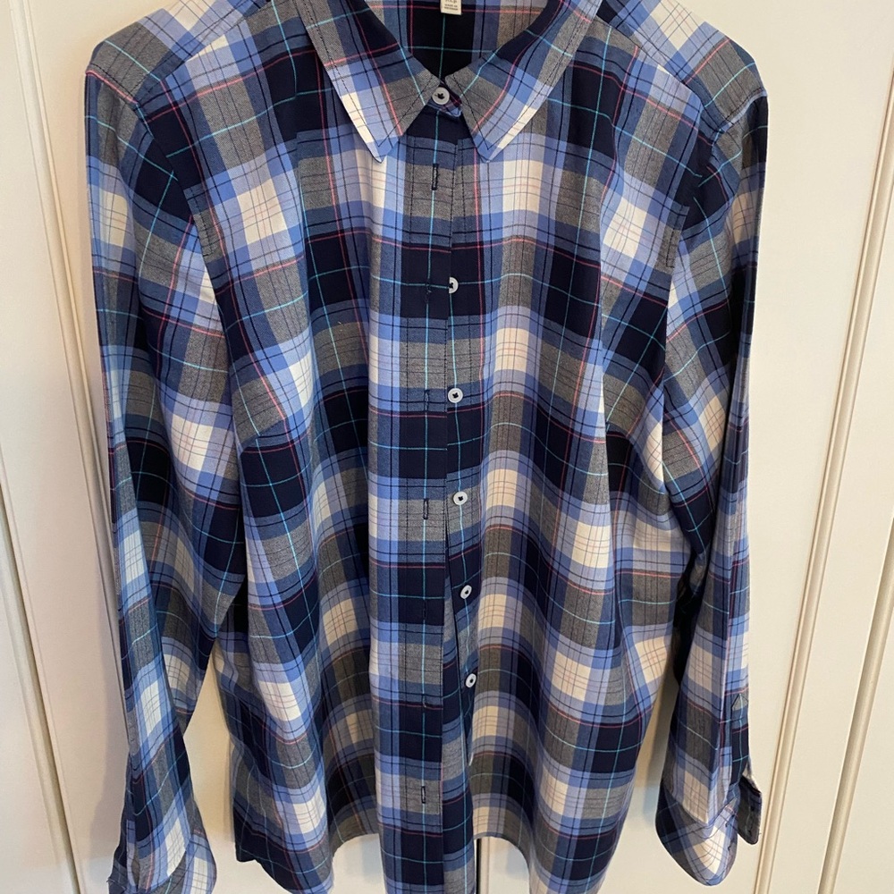 Talbots Brushed Cotton Shirt XL-P